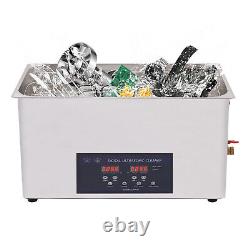 NEW Dual Double Frequency 28kHz/40kHz Ultrasonic Cleaner Cleaning Machine 22L US