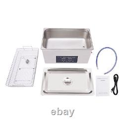 NEW Dual Double Frequency 28kHz/40kHz Ultrasonic Cleaner Cleaning Machine 22L US