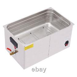 NEW Dual Double Frequency 28kHz/40kHz Ultrasonic Cleaner Cleaning Machine 22L US