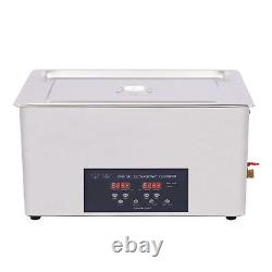 NEW Dual Double Frequency 28kHz/40kHz Ultrasonic Cleaner Cleaning Machine 22L US