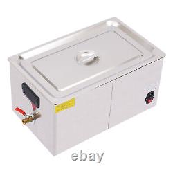 NEW Dual Double Frequency 28kHz/40kHz Ultrasonic Cleaner Cleaning Machine 22L US