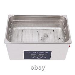 NEW Dual Double Frequency 28kHz/40kHz Ultrasonic Cleaner Cleaning Machine 22L US