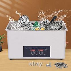 NEW Dual Double Frequency 28kHz/40kHz Ultrasonic Cleaner Cleaning Machine 22L US