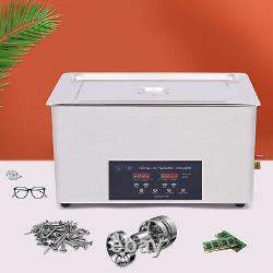 NEW Dual Double Frequency 28kHz/40kHz Ultrasonic Cleaner Cleaning Machine 22L US