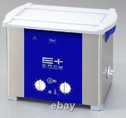 NEW ELMA EP120H PLUS Heated 3.5 Gal Ultrasonic Cleaner 37kHz Pulse Freq 107 1672