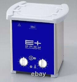 NEW! ELMA EP20H PLUS Heated 0.5Gal Ultrasonic Cleaner 37kHz Pulse Freq 107 1653