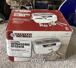 NEW Ultrasonic Cleaner Cleaning Equipment Bath Tank withTimer Heated 2.5 Liter NOS