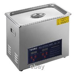New 15L Ultrasonic Cleaner Stainless Steel Industry Heated Heater withTimer