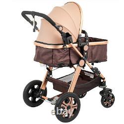 New Baby Carriage Foldable Travel System Stroller Buggy Pushchair Pram