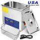 New Stainless Steel 10l Liter Industry Heated Ultrasonic Cleaner Heater Withtimer
