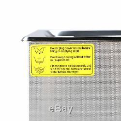 New Stainless Steel 30 L Liter Industry Heated Ultrasonic Cleaner Timer Digital