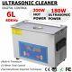 New Stainless Steel 6 Liter Industry Heated Ultrasonic Cleaner Heater Timer Fw