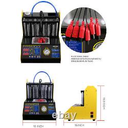 Petrol Car Motorcycle Fuel Injector Tester Cleaner Ultrasonic Cleaning Machine