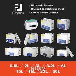 Preenex 0.6L/2L /3L /3.2L / 6L/ 10L/ 15L/ 30L Ultrasonic Cleaner With Timer Heater
