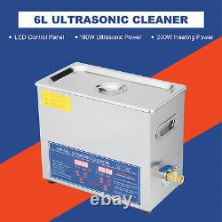 Preenex 0.6L/2L /3L /3.2L / 6L/ 10L/ 15L/ 30L Ultrasonic Cleaner With Timer Heater