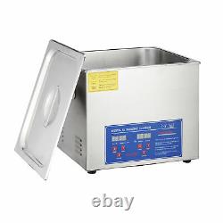 Preenex 15l Ultrasonic Cleaner 400W Digital Industrial Parts with Timer & Heater