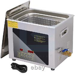 Professional 10L Ultrasonic Cleaner With Digital Timer Cleaning Basket