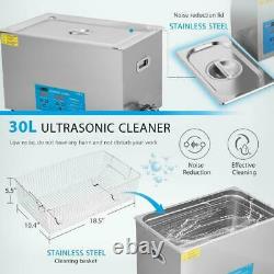 Professional 30L Ultrasonic Cleaner Cleaning Equipment Jewelry Watch Coin Glass