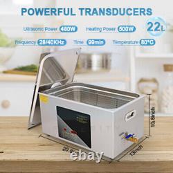 Professional 30L Ultrasonic Cleaner With Digital Timer Cleaning Basket