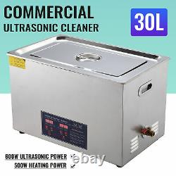 Professional 30L Ultrasonic Cleaning Jewelry Cleaner Machine with Heater&Timer