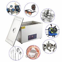 Professional 30L Ultrasonic Cleaning Jewelry Cleaner Machine with Heater &Timer