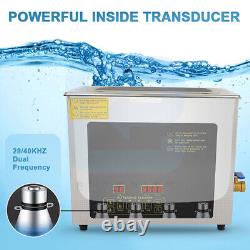 Professional 6L Ultrasonic Cleaner With Digital Timer Cleaning Basket