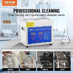 Professional Ultrasonic Cleaner 3L Capacity, Digital Timer & Heater, Stainl