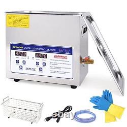 Professional Ultrasonic Cleaner 6.5L with Digital Timer and Heater 304 Stainl