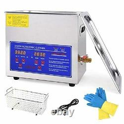 Professional Ultrasonic Cleaner with Digital Timer and Heater 304 6.5L