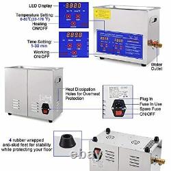 Professional Ultrasonic Cleaner with Digital Timer and Heater 304 6.5L
