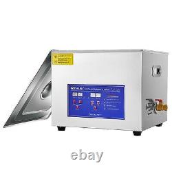 Roomark 15L Ultrasonic Cleaner with Digital Timer &Heater Professional Stainless