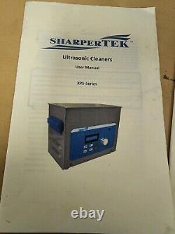SHARPERTEK S50 XP PRO Ultrasonic Cleaner 6 x 3.5 x 2.5 0.7L with Branson Fluid