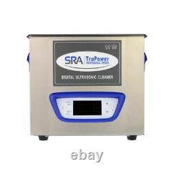 SRA TruPower UC-32D-PRO Professional Ultrasonic Cleaner, 3 liter Capacity wit