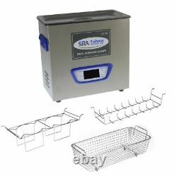 SRA TruPower UC-65D-PRO Professional Ultrasonic Cleaner, 6 liter Capacity wit