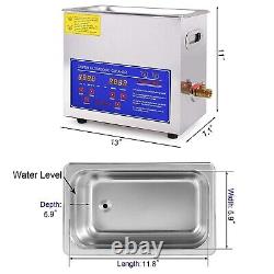 Seeutek Professional Ultrasonic Cleaner 6.5L with Digital Timer and Heater