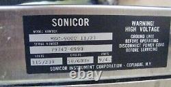 Sonicor Model MSC-900T-11/12 Mobile 15 Gal Portable Ultrasonic Cleaner