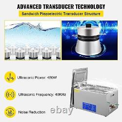 Stainless 22L Industry Ultrasonic Cleaner Cleaning Equipment with Timer Heater