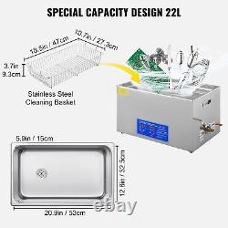 Stainless 22L Industry Ultrasonic Cleaner Cleaning Equipment with Timer Heater