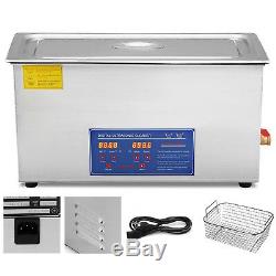 Stainless Steel 1080W 22L Liter Industry Heated Ultrasonic Cleaner Heater Timer