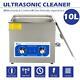 Stainless Steel 10l Industry Heated Ultrasonic Cleaner Adjustable Temperature