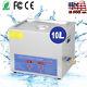 Stainless Steel 10l Liter Industry Heated Ultrasonic Cleaner Heater With Timer