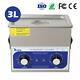 Stainless Steel 3l Liter Industry Heated Ultrasonic Cleaner Heater Durable Hot