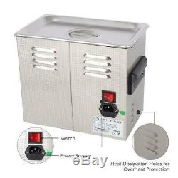 Stainless Steel 3L Liter Industry Heated Ultrasonic Cleaner Heater Timer