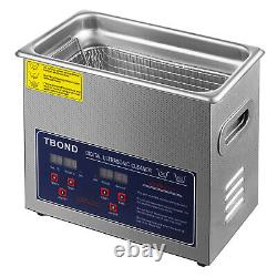 Stainless Steel 3L Liter Industry Heated Ultrasonic Cleaner Heater withTimer