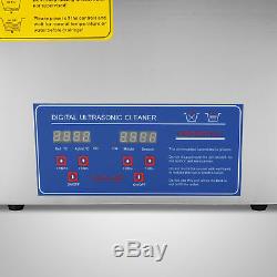 Stainless Steel 6 L Liter Industry Heated Ultrasonic Cleaner Heater withTimer