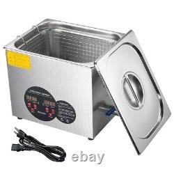 Stainless Steel Heated Ultrasonic Cleaner Heater withTimer cleaning oil/wax