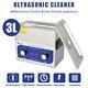 Stainless Steel Ultrasonic Cleaner 3l Liter Heated Heater Withtimer Industry Labs