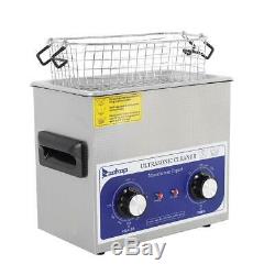 Stainless Steel Ultrasonic Cleaner 3L Liter Heated Heater withTimer Industry Labs