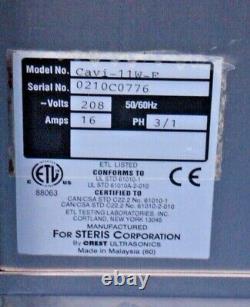Steris Caviwave CAVI-11W-E Ultrasonic Cleaner TESTED with Warranty