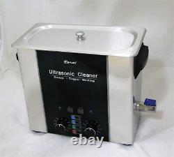 Sweep&Degas higher level cleaning with drain easy setting 6L ultrasonic cleaner